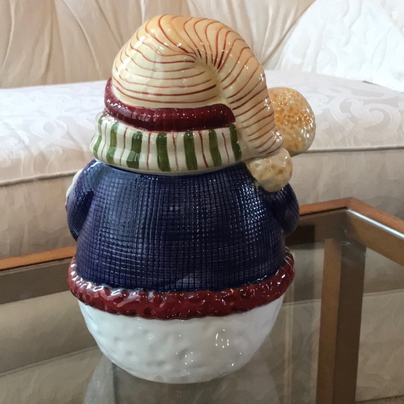 Snowman Cookie Jar - Picture 2 of 6